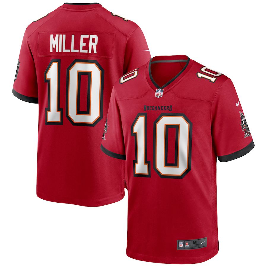 Men Tampa Bay Buccaneers 10 Scotty Miller Nike Red Game NFL Jersey